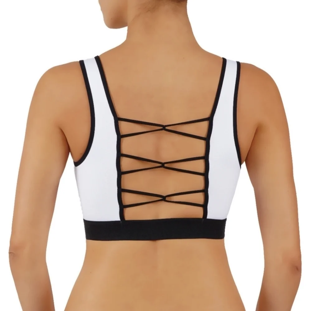 Criss Cross Back High Impact Sport Bra - Picture 5 of 8